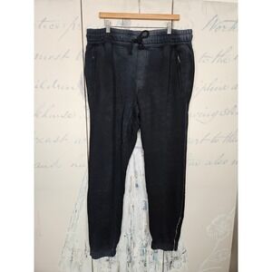 Cotton Citizen Bronx Jogger Vintage Black Mens XXL Made in USA Ankle Zip Pants